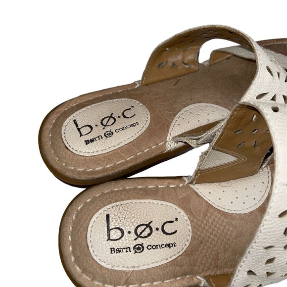 BOC Womens Casaba Cream Sandals Sz 7 - Picture 4 of 6